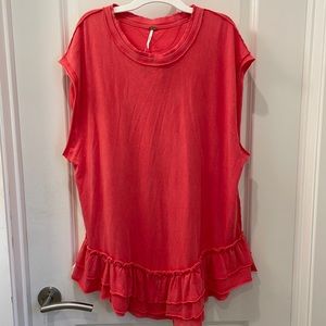 NWOT Free People ruffle tunic - XS